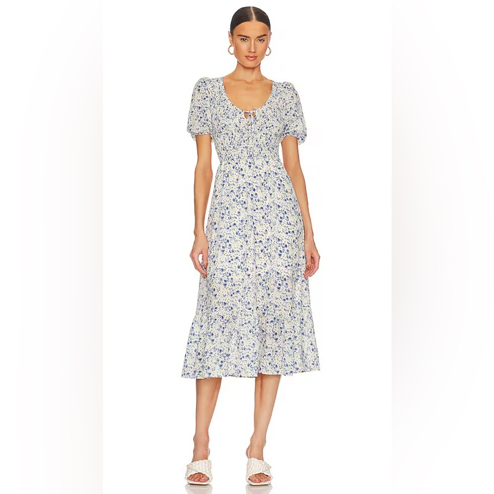 Heartloom Dress from Revolve. Blue Floral